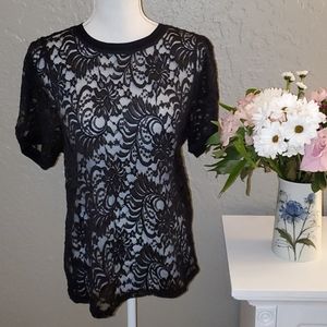 NWT Torrid Lace Blouse